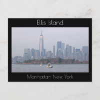 Cartão-postal Ellis Island Manhattan Nova Iorque