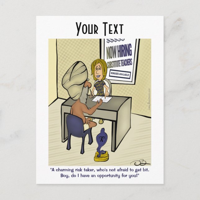 Cartão Postal Cartão-postal encantador (Frente)