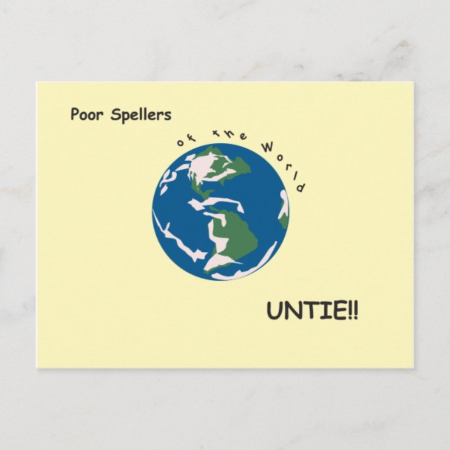 Cartão Postal Cartão-postal engraçado (Frente)