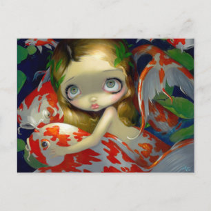 Cartão Postal Cartão-postal "Entre os Koi"