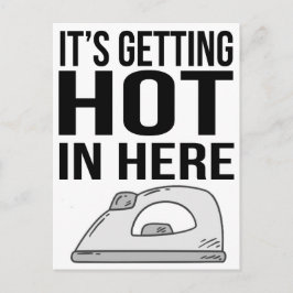 Cartão Postal Cartão-postal — Está esquentando aqui