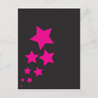Cartão Postal Cartão-postal Estrela Rosa