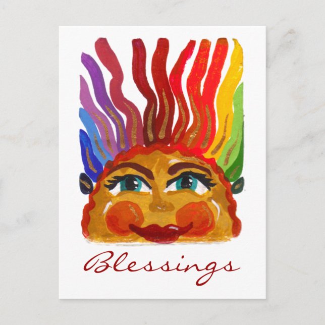 Cartão Postal Cartão-postal Face-Up (Frente)