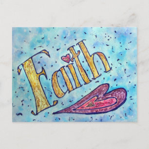 Cartão Postal Cartão-postal Faith