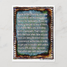 Cartão Postal Cartão-postal Falsas Acusações