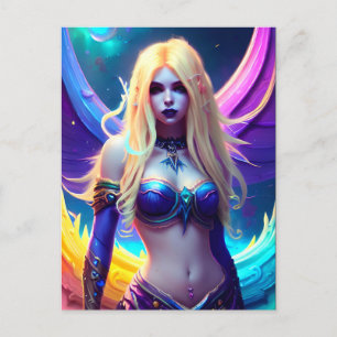 Cartão Postal Cartão-postal Fantasy Mermaid