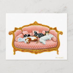 Cartão Postal Cartão-postal Feline Royalty