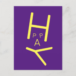 Cartão Postal Cartão-postal feliz