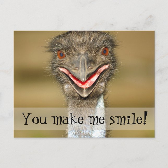 Cartão Postal Cartão-postal feliz (Frente)