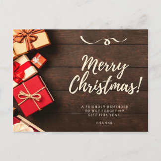 Cartão Postal Cartão-postal Feliz de Natal