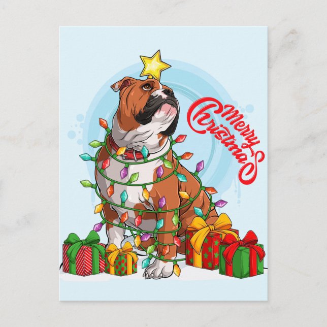 Cartão Postal Cartão-postal Feliz de Natal (Frente)