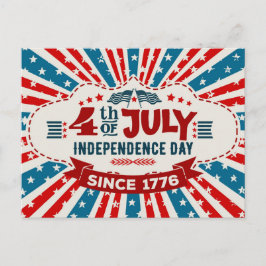 Cartão Postal Cartão-postal feliz em 4 de julho