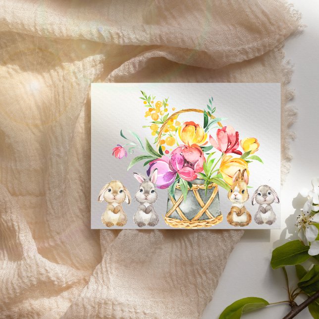 Cartão Postal Cartão-postal Felz pascoa Bunny (Criador carregado)