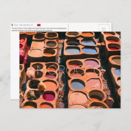 Cartão Postal Cartão-postal Fes, Marrocos