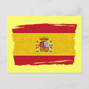 Cartão Postal Cartão-postal FLAG de espanha