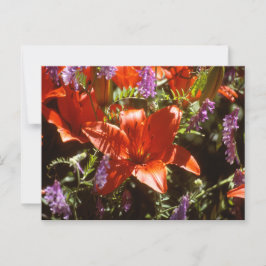 Cartão Postal Cartão-postal floral