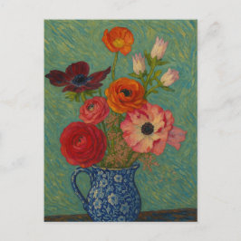 Cartão Postal Cartão-postal floral