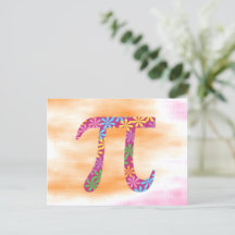 Cartão-postal Floral Primavera Pi Dia Pi