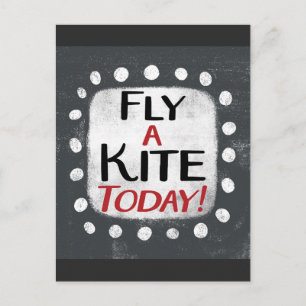 Cartão Postal Cartão-postal Fly A Kite Hoje