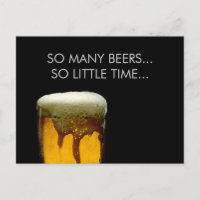 Cartão-postal Foamy Beer Mug