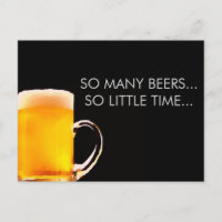 Cartão-postal Foamy Beer Mug