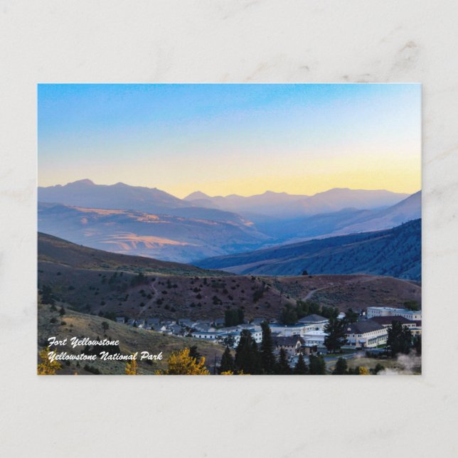 Cartão Postal Cartão-postal Forte Yellowstone (Frente)