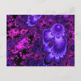 Cartão Postal Cartão-postal Fractal Flor