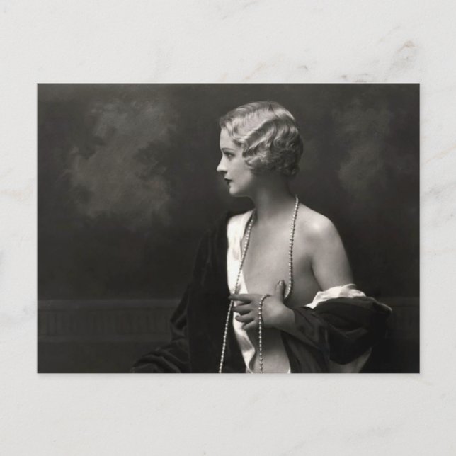 Cartão Postal Cartão-postal francês de beleza no início dos anos (Frente)