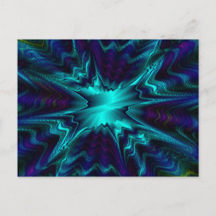 Cartão Postal Cartão-postal Frato Azul Cobalto