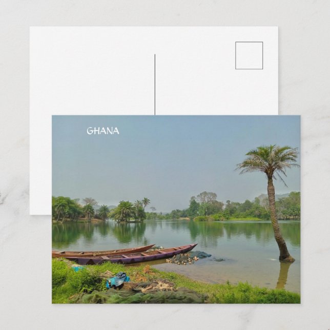 Cartão Postal Cartão-postal Gana (Frente/Verso)