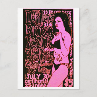 Cartão Postal Cartão-postal Garage Rock Flyer