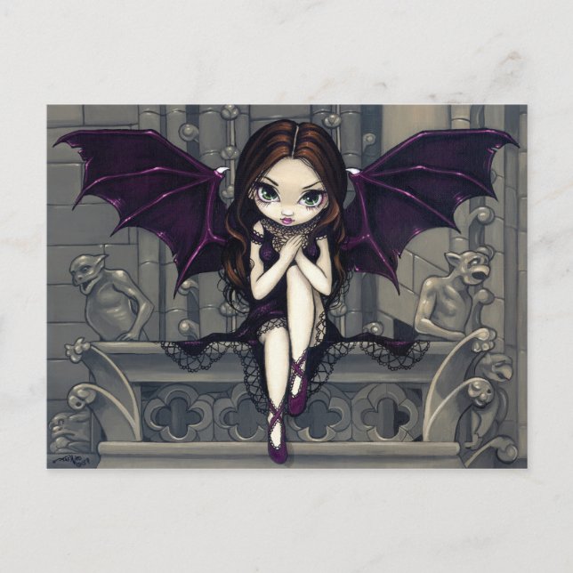 Cartão Postal Cartão-postal "Gargoyles of Notre Dame" (Frente)