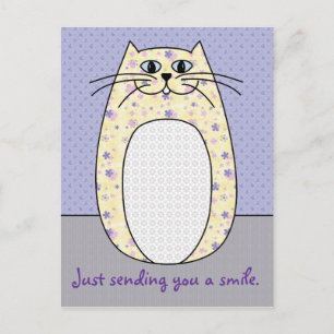 Cartão Postal Cartão-postal 'Gato Amarelo'