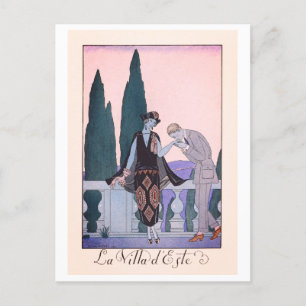 Cartão Postal Cartão-postal George Barbier Vintage Fashion