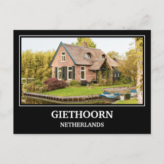 Cartão Postal Cartão-postal Giethoorn Países Baixos