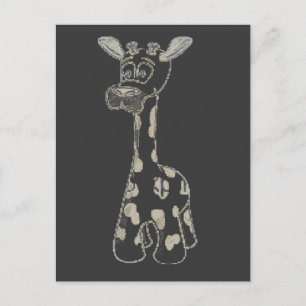 Cartão Postal Cartão-postal Giraffe