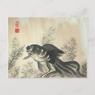 Cartão Postal Cartão-postal Goldfish