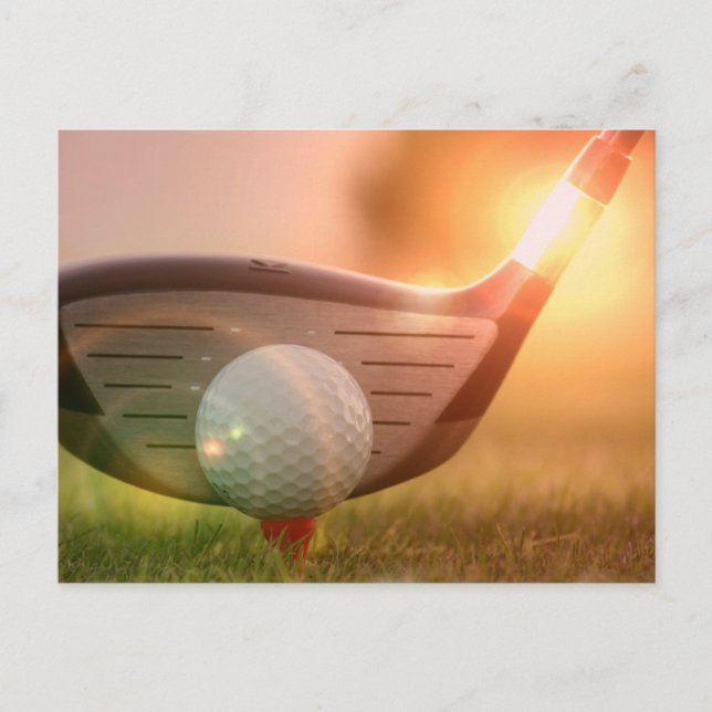 Cartão Postal Cartão-postal Golf Putter (Frente)