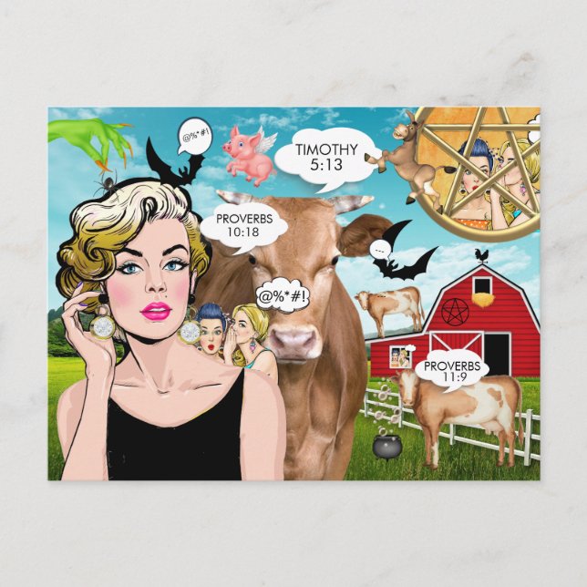 Cartão Postal Cartão-postal Gossips 2 (Frente)