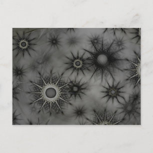 Cartão Postal cartão-postal gótico floco de neve