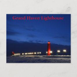Cartão Postal Cartão-postal Grand Haven Lighthouse