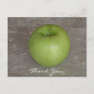 Cartão Postal Cartão-postal Green Apple Obrigado