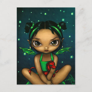 Cartão Postal Cartão-postal "Green Dragoning"
