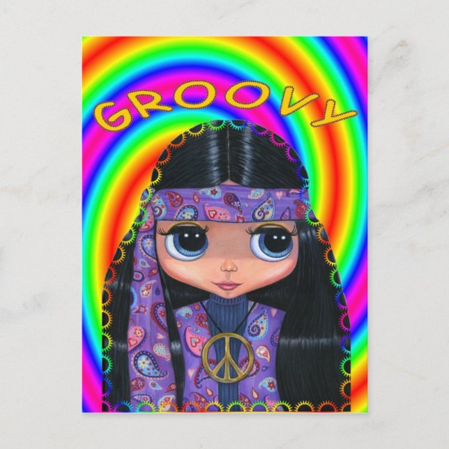Cartão Postal Cartão-postal Groovy (Frente)