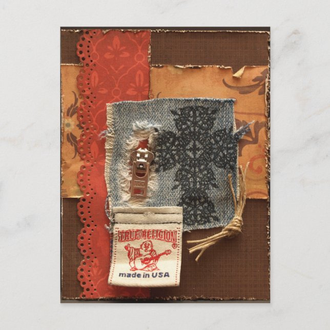 Cartão Postal Cartão-postal Grunge (Frente)