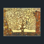 Cartão Postal Cartão-postal Gustav Klimt<br><div class="desc">Gustav Klimt Tree of Life. Uma pintura simbólica da fase de ouro de Gustav Klimt terminou em 1909. Um presente de excelente para fãs de arte nouveau,  Gustav Klimt,  e pintura simbólica.</div>