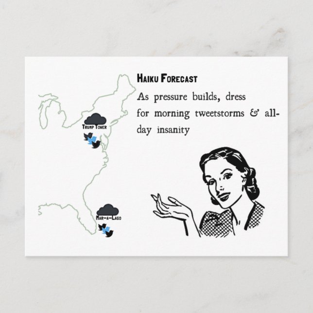 Cartão Postal Cartão-postal Haiku (Frente)