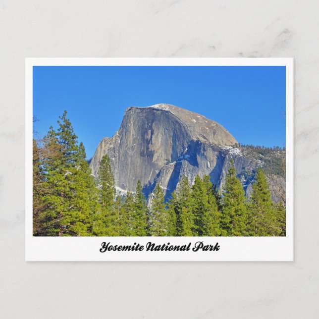 Cartão Postal Cartão-postal Half Dome Yosemite (Frente)