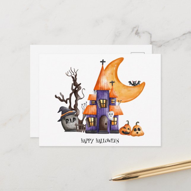 Cartão Postal Cartão-postal Halloween (Frente/Verso In Situ)