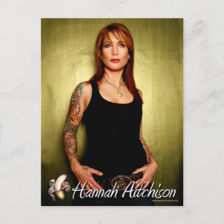 Cartão Postal Cartão-postal: Hannah Aitchison sobre o Verde